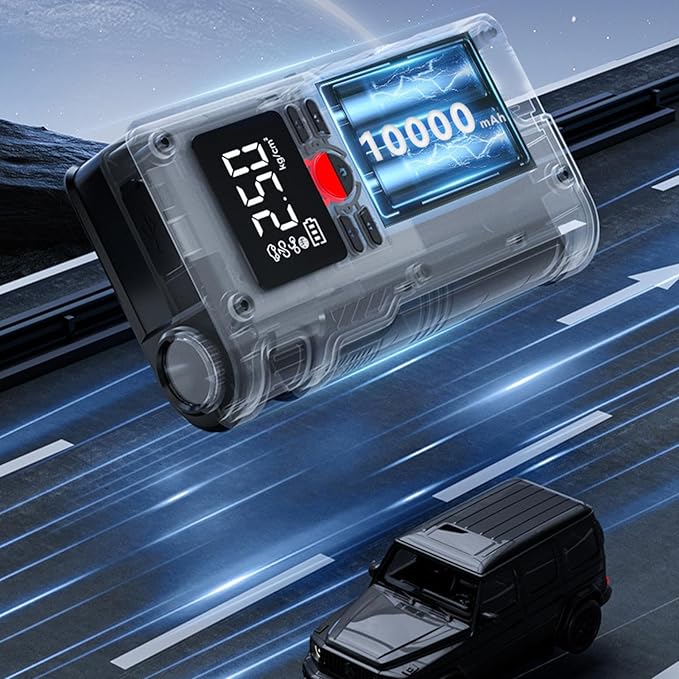 3-in-1 Ultimate Roadside Companion: Jump Starter, Air Compressor & Power Bank in UAE