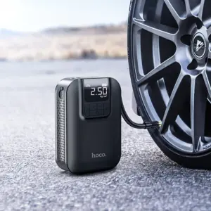 Never let a dead battery or a flat tire disrupt your journey again. The Hoco S53 Portable Smart Air Pump is a versatile 3-in-1 powerhouse engineered for total roadside independence. Combining a high-precision air compressor, a massive 10,000mAh power bank, and a high-rate jump starter, the S53 is the only tool you need in your trunk to handle the unexpected.