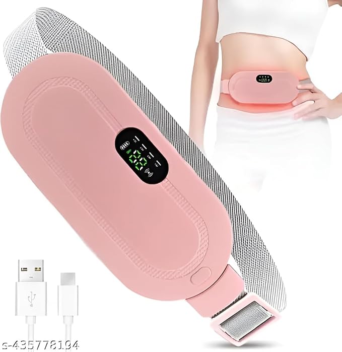 ✅ Fast-Acting Period Pain Relief – This portable cramp relief massager & heating pad provides instant comfort with fast-heating technology, easing menstrual cramps and lower abdominal discomfort. ✅ 3 Adjustable Temperature Levels – Customize your relief with three heat settings (low, medium, high) to provide the perfect warmth for soothing period cramps and muscle tension. ✅ 4 Massage Modes for Deep Relaxation – Features four unique vibration massage modes, combining heat therapy and gentle massage to effectively reduce bloating, lower back pain, and abdominal discomfort. ✅ Cordless & Rechargeable for On-the-Go Use – Designed for ultimate portability, this lightweight, cordless heating pad features a long-lasting rechargeable battery, perfect for home, office, or travel use. ✅ Ergonomic & Adjustable Strap for Comfort – The soft, skin-friendly material and adjustable elastic strap ensure a snug and comfortable fit, making it easy to wear under clothing for discreet, hands-free relief. ✅ Safe & Effective for Daily Use – Designed with overheat protection and automatic shut-off, this device ensures safe, consistent, and reliable relief for menstrual pain, endometriosis discomfort, and muscle fatigue. ✅ Perfect for Women of All Ages – Whether you're at home, work, or on the go, this compact device provides soothing, natural pain relief without the need for medication.