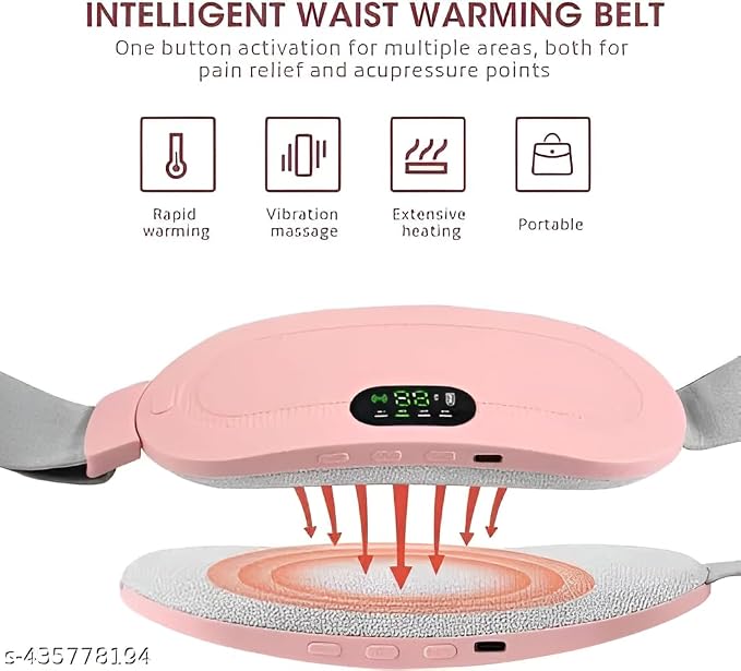 ✅ Fast-Acting Period Pain Relief – This portable cramp relief massager & heating pad provides instant comfort with fast-heating technology, easing menstrual cramps and lower abdominal discomfort. ✅ 3 Adjustable Temperature Levels – Customize your relief with three heat settings (low, medium, high) to provide the perfect warmth for soothing period cramps and muscle tension. ✅ 4 Massage Modes for Deep Relaxation – Features four unique vibration massage modes, combining heat therapy and gentle massage to effectively reduce bloating, lower back pain, and abdominal discomfort. ✅ Cordless & Rechargeable for On-the-Go Use – Designed for ultimate portability, this lightweight, cordless heating pad features a long-lasting rechargeable battery, perfect for home, office, or travel use. ✅ Ergonomic & Adjustable Strap for Comfort – The soft, skin-friendly material and adjustable elastic strap ensure a snug and comfortable fit, making it easy to wear under clothing for discreet, hands-free relief. ✅ Safe & Effective for Daily Use – Designed with overheat protection and automatic shut-off, this device ensures safe, consistent, and reliable relief for menstrual pain, endometriosis discomfort, and muscle fatigue. ✅ Perfect for Women of All Ages – Whether you're at home, work, or on the go, this compact device provides soothing, natural pain relief without the need for medication.
